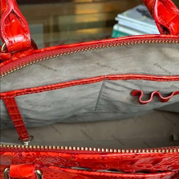 Brahmin Melbourne Duxberry Leather Satchel Large